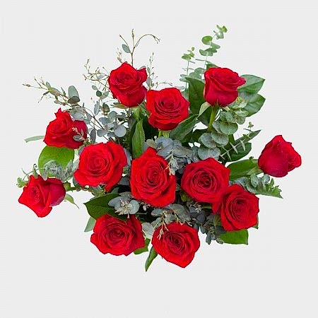 1-Dozen Red Rose Bouquet
