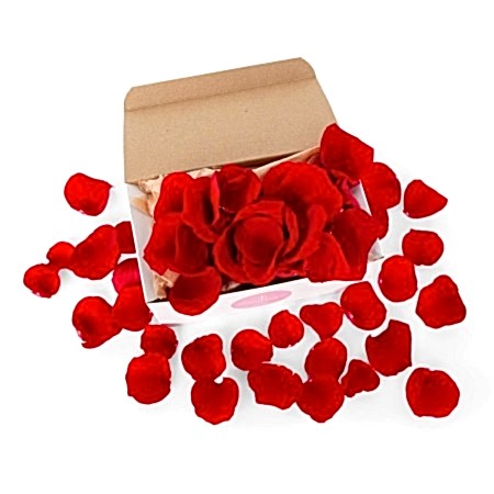 Red Rose Petals Box