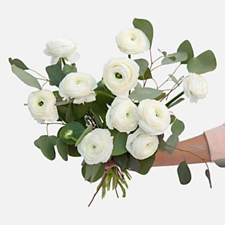 White Ranunculus Bouquet