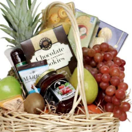 Fruit + Savory Snacks Gift Basket