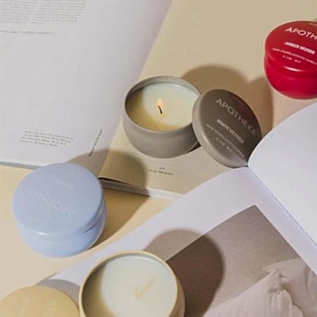 Apotheke White Vetiver Mini Tin Candle