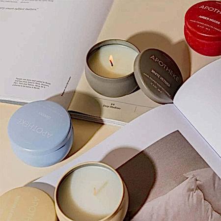 Apotheke Sea Salt Grapefruit Mini Tin Candle
