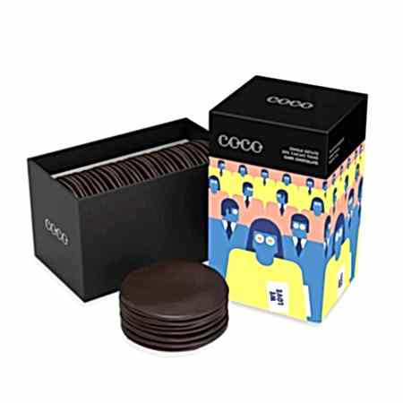 COCO Single Estate Dark Chocolate Cacao Thins