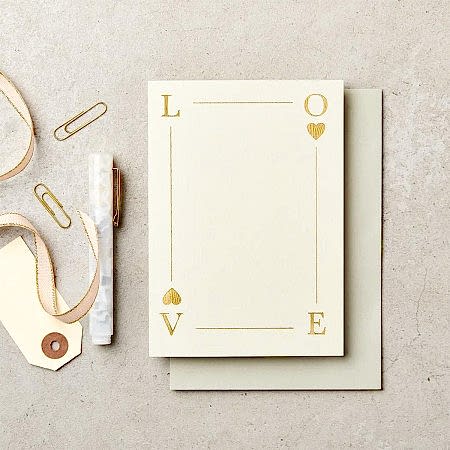Love Playing Card