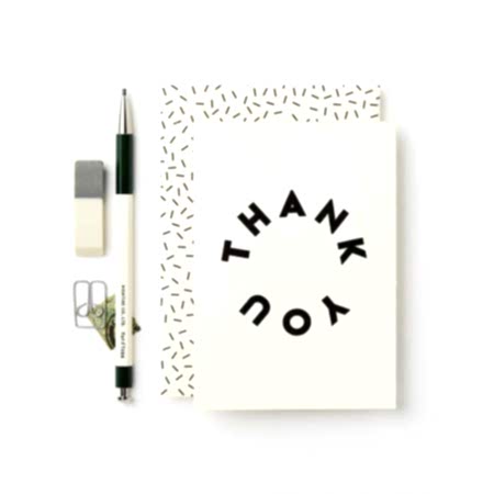 Thank You Circle Greeting Card