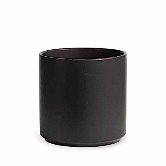 5'' Black Cylinder Pottery