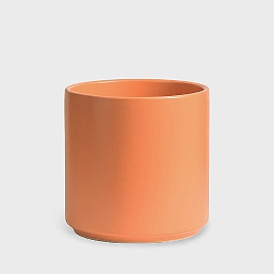 10'' Peach Cylinder Pottery
