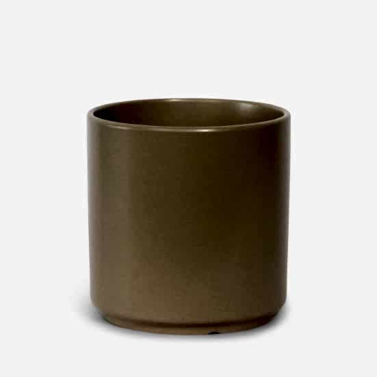 10'' Tan Cylinder Pottery