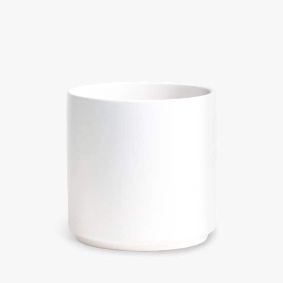 5'' White Cylinder Pottery