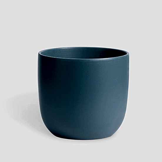 7'' Blue Egg Pottery