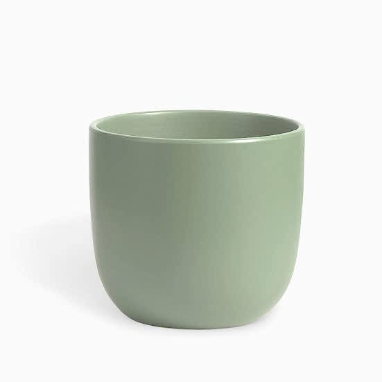 12'' Green Egg Pottery