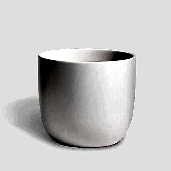 5'' White Egg Pottery
