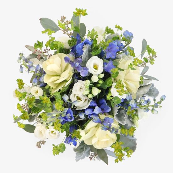 Blue Diamonds + COCO Sea Salt Caramel Truffles Lisianthus