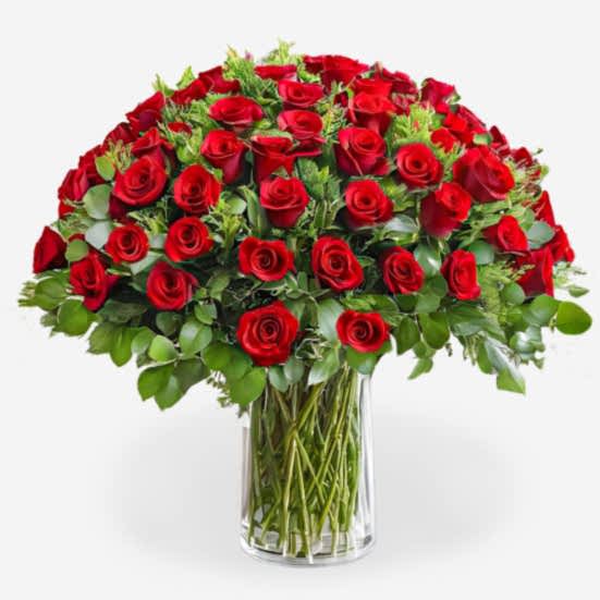 100 Elegant Roses Housewarming