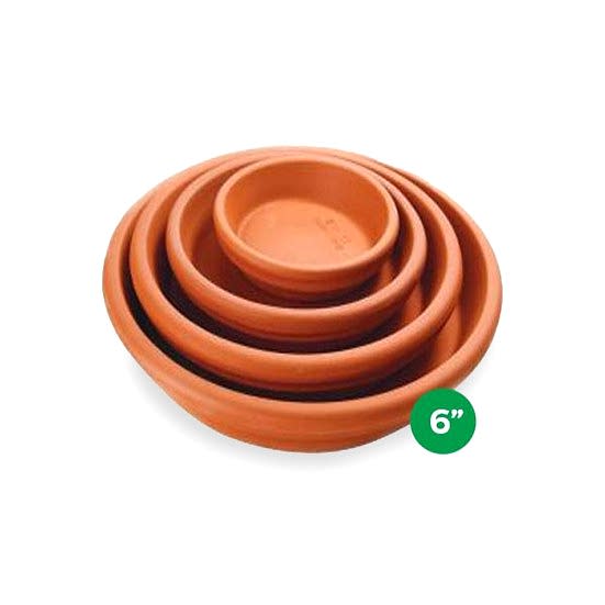 Terra Cotta Saucer - 6'' Saucers