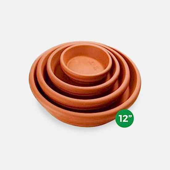 Terra Cotta Saucer - 12'' Saucers