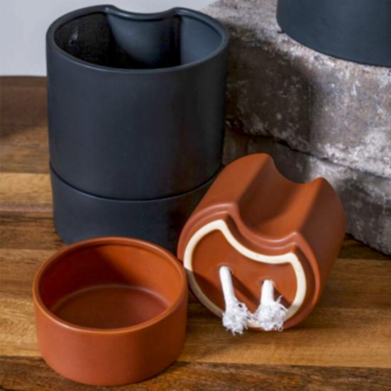 6'' Jett Pot Black  Containers/Planters