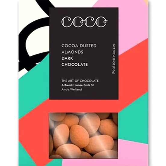 COCO Cocoa Dusted Almonds - Dark COCO Chocolatier