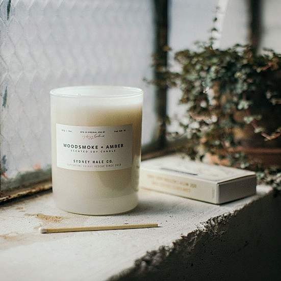 Sydney Hale Co. Woodsmoke + Amber Candle Sydney Hale Co.
