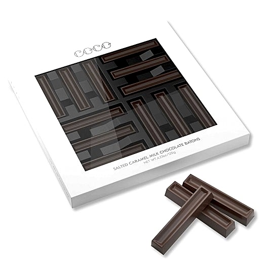COCO Salted Caramel Milk Chocolate Batons COCO Chocolatier