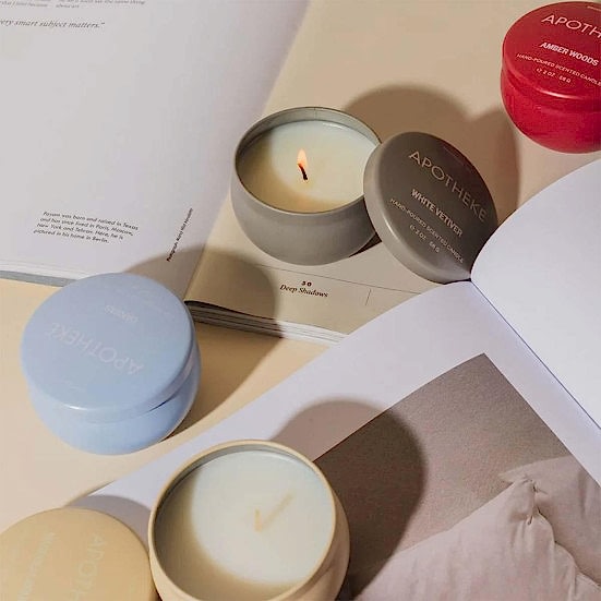 Apotheke Sea Salt Grapefruit Mini Tin Candle Home & Lifestyle