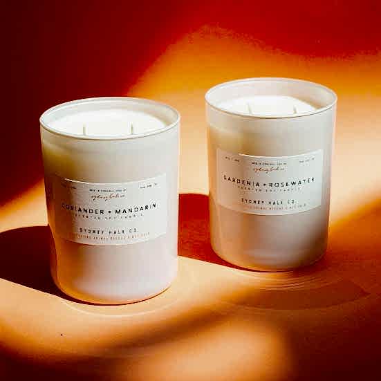 Sydney Hale Co. Gardenia + Rosewater Candle Just Because