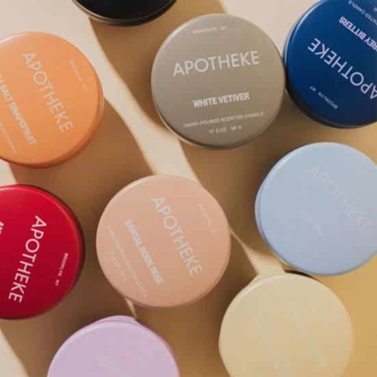 Apotheke Canvas Mini Candle Tin Home & Lifestyle