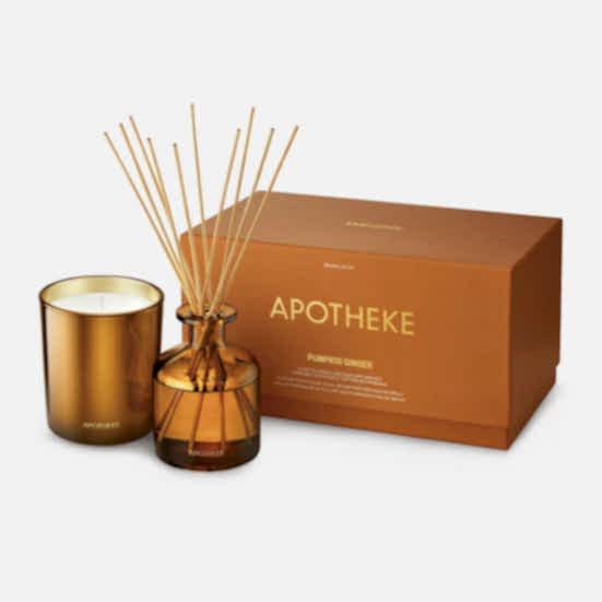 Apotheke Pumpkin Ginger Candle and Reed Diffuser Set Gift Sets