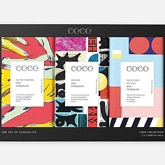 COCO Three Milk Bar Collection Gift Set COCO Chocolatier