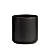 12'' Black Cylinder